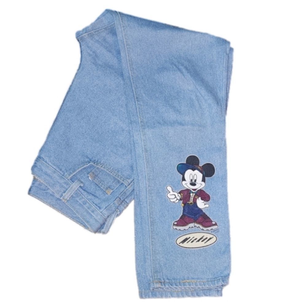 1990s Mickey Mouse Jeans​ - Picture 2 of 9